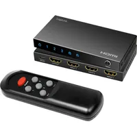 Logilink HDMI-Switch HD0062, 3x 1-Port, 4K/60 Hz, schwarz