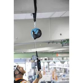 ZARGES Fall Protection Exhelon Höhensicherunsgerät mit Stahlseil Vertical Use Edelstahl Länge 10,0m