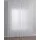 Gardinenbox Gardine Voile Batist mit Wellenband »Wien« HxB 245x600 cm Weiß 1:2 Wellenband Bleibandabschluß Knitterarm Wellenfall 2025100