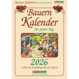 Südwest Verlag Bauernkalender für jeden Tag 2026 - Leben im Einklang mit der Natur - Tagesabreißkalender zum Aufstellen oder Aufhängen