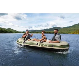 BESTWAY Schlauchboot Komplett-Set Voyager X3 294 x 137 x 39 cm