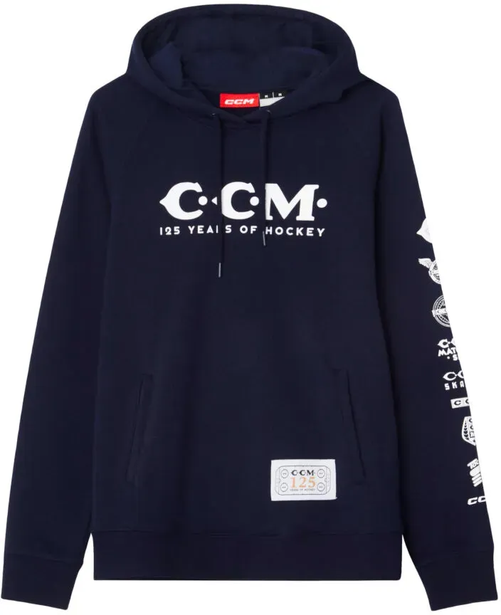 Damen Hoodie CCM 125 Anniversary Hoodie Navy M - Blau