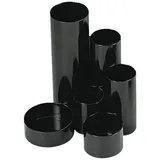 Wedo Stiftehalter Kunststoff Schwarz 6 St.