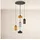 s.luce Cruet 5-flg. Ø 17 cm eckig mehrfarbig Glas