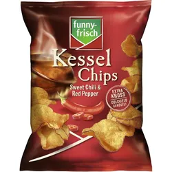 Funny Frisch Kessel Chips Sweet Chili& Red Pepper 120G