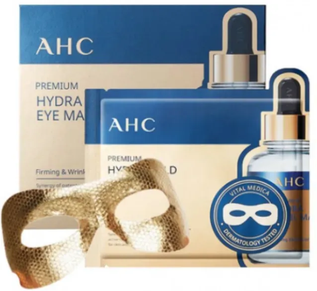 AHC Premium Hydra Gold Folien-Augenmaske Anti-Falten Augenmaske