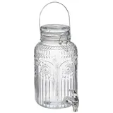 SECRET DE GOURMET Vorratsglas Getränkespender mit Zapfhahn MONA, 3,8 l, Glas, (einzeln, einzeln)
