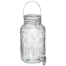 SECRET DE GOURMET Vorratsglas Getränkespender mit Zapfhahn MONA, 3,8 l, Glas, (einzeln, einzeln)