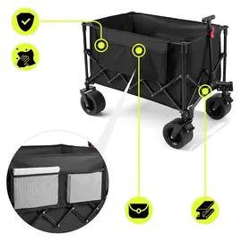 OEM Bollerwagen faltbar 200L schwarz