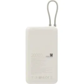 Xiaomi Power Bank 20000 Integrated Cable 20000 mAh 33 W Beige