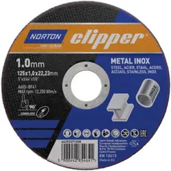 CLIPPER Trennscheibe Metall-Inox A60S-125x1.0x22.23mm