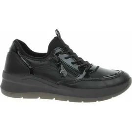 Jana Damen Sneaker flach Schwarz 38