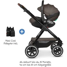 ABC-Design ABC Design 3in1 Kombi-Kinderwagen-Set Samba 2 All in - Braun