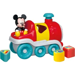Steckspielzeug CLEMENTONI "Disney Baby, Baby Mickey Formensortier-Zug", bunt, Steckspielzeug, Kinder, Made in Europe