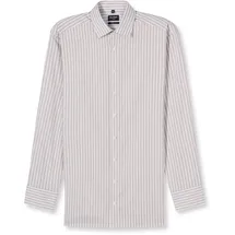 Olymp Businesshemd OLYMP "OLYMP Luxor, modern fit, New Kent", Herren, Gr. 40, Normaler Arm, beige (nougat), 100% Baumwolle, Hemden