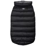 Red Dingo Puffer Hunde Regenmantel - Black / Grey - 40 cm