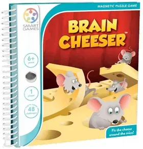 Brain Cheeser - Magnetisches Puzzle-Reisespiel von Smart Games ab 6 bis 10 Jahren