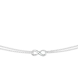 Elli Halskette Choker Infinity Unendlichkeit 925 Silber