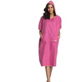 FLYILY Microfaser Surf Poncho Handtuch mit Kapuze Bademantel zum Schwimmen und Strand wechseln Einheitsgröße Alle Erwachsenen