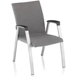 Kettler Forma II Stapelsessel Aluminium/Sunbrella Hellgrau