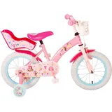 Volare Kinderfahrrad Disney Princess 14 Zoll Kinderrad in Pink