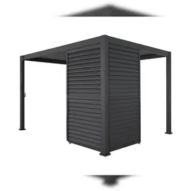 BEST Freizeitmöbel Shutter Wand 400 cm anthrazit