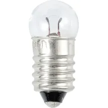 TRU Components TC-11937144 Kugellampe 2 w 6 v E10 Klar