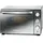 Rommelsbacher Back & Grill Ofen BGS 1500, 30 l, Schwarz, silber, Drehregler, 120 min, Glas, 230 V