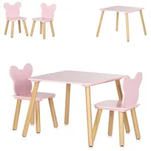 Chipolino Kindersitzgruppe 3-teilig rosa