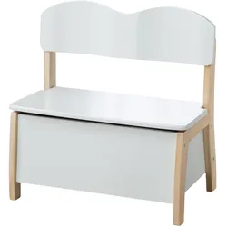 roba Kindertruhenbank - 61,5x33,5x61,5cm - weiß - Holz / Holz