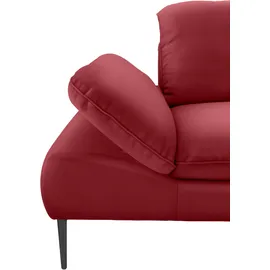 W.Schillig Eckcouch Chenille 3-Sitzer Rot