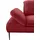 W.Schillig Eckcouch Chenille 3-Sitzer Rot