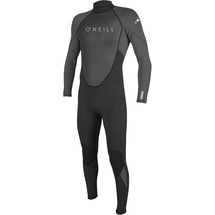 O'Neill O ́neill Wetsuits Reactor Ii 3/2 Mm Langarm-neoprenanzug Mit Reißverschluss Am Rücken - Black / Graphite - XL
