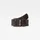 G-Star Zed Gürtel Dark Brown / Black Metal 105 cm