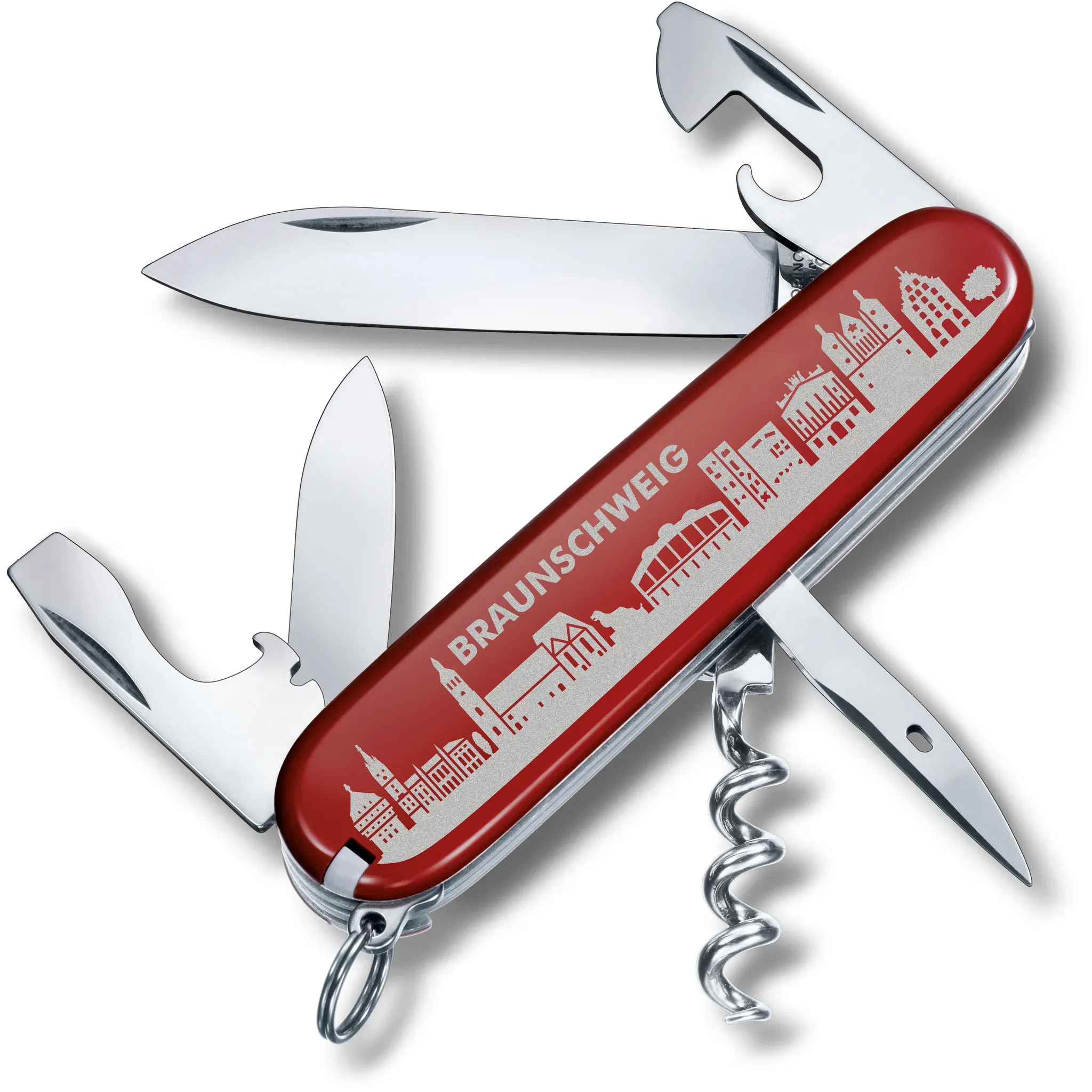 Victorinox Spartan - Stadtmesser Braunschweig - rot