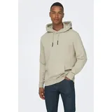 Only & Sons Hoodie Beige/Silber Lining S