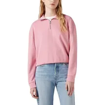 Levi's Sweatshirt, Everyday 1/4 Zip' - Rosa,Weiß - XS