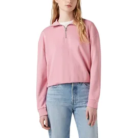 Levi's Sweatshirt, Everyday 1/4 Zip' - Rosa,Weiß - XS
