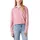 Levi's Sweatshirt, Everyday 1/4 Zip' - Rosa,Weiß - XS
