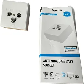 Hama Universelle Antennendose SKITU, Enddose 0 dB, 4 in 1 (00205288)