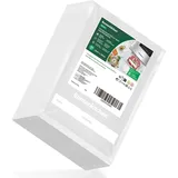 Bonsenkitchen Vakuumierbeutel 15x25cm, 100 Beutel Profi-Folienbeutel für alle Vakuumiergerät, vakuumbeutel für lebensmittel, Sous Vide Gefrierbeutel, Einschweissbeutel, BPA-frei