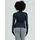 seamless basic Funktionstop SEAMLESS BASIC "Seamless Basic Top Cotton", Damen, Gr. S/M, midnight, Obermaterial: 100% Baumwolle, Tops