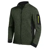 FHB Strick Fleecejacke CHRISTOPH | S | oliv/schwarz