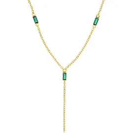 Amor Kette mit Anhänger 2034780 Gold/Grün