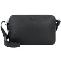 Lacoste Chantaco Classics Umhängetasche Leder 24.5 cm noir