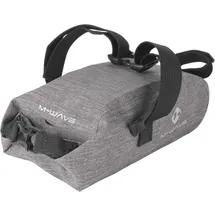 M-Wave Velotasche, (2.50 l, Satteltasche Suburban grau, ca. 20x9x9 cm