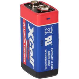 XCell Lithium 9V Block Hochleistungs-Batterien für Rauchmelder 10 St.
