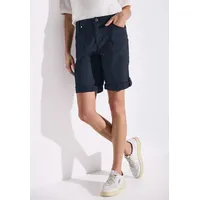 STREET ONE Bermudas »Style Yulius« Sommerhose mit Turn-Up, Gr. 40 - N-Gr, deep blue, , 54954416-40 N-Gr