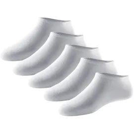 SCHIESSER Sneaker Socken 5 Paar Weiß 35-38