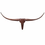 Wohnling Wanddekoration Geweih Bull M 100 cm Aluminium bronze; WL1.394 - Bronze